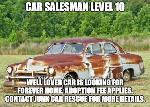 when to sell car - meme