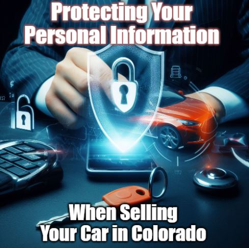 Protecting Your Personal Information when Selling Your Car in Colorado