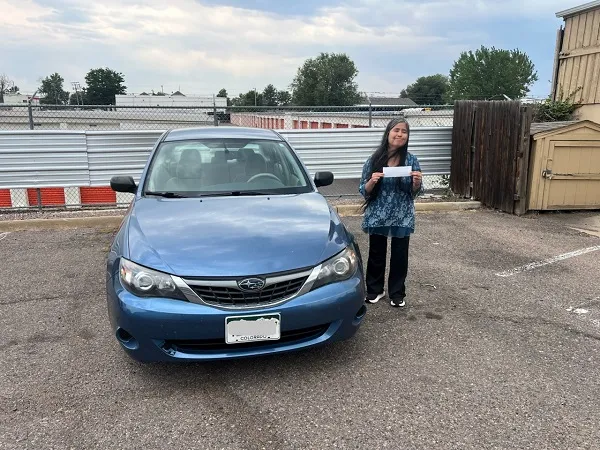 Actual Sell My Car Colorado Customer that sold their car