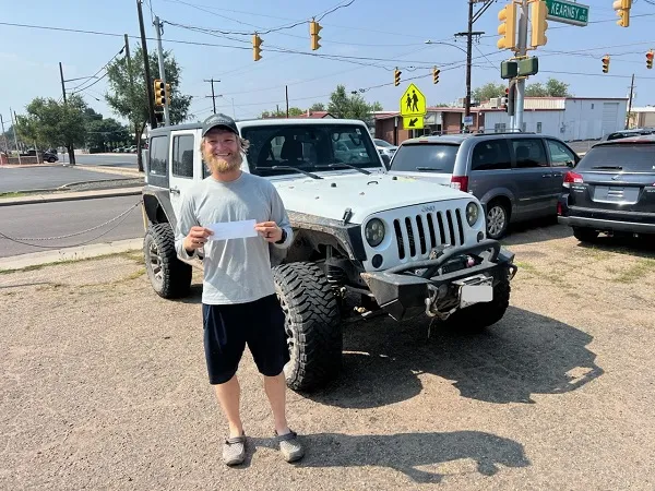 Actual Sell My Car Colorado Customer that sold their car