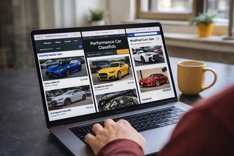 Answering buyer questions about a modified car during a private vehicle sale in Colorado