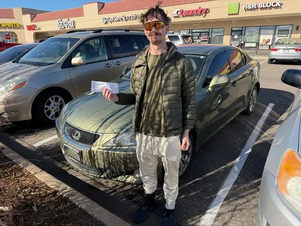 A picture of a Satisfied customer that sold his car to Sell My Car Colorado Customer 98755484712