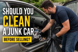 Should you clean a junk car before selling in Colorado