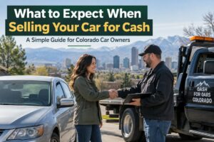 Selling your car for cash in Colorado with vehicle pickup